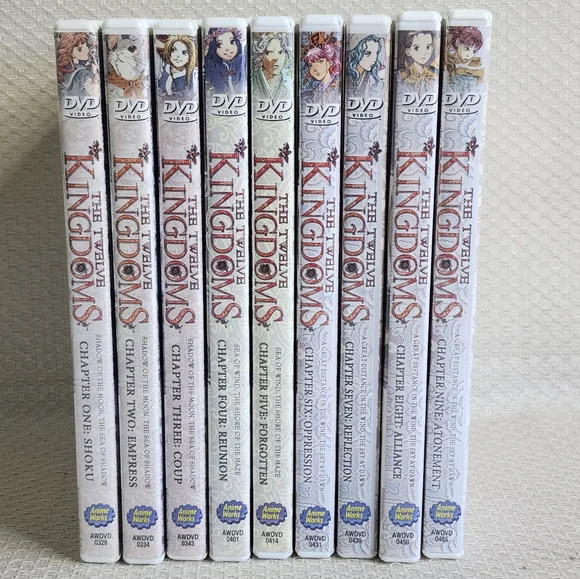 The Twelve Kingdoms Collection Vol 1-9 Anime Works DVD English Japan Dub